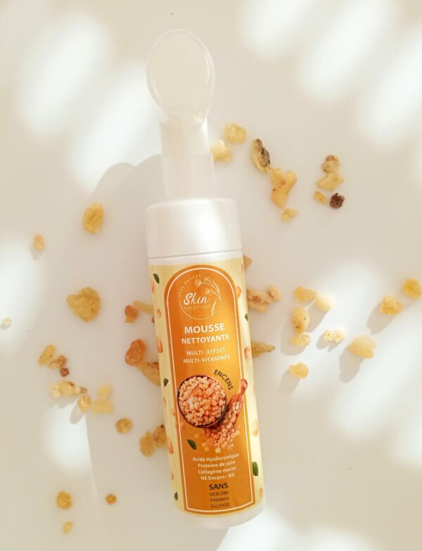 Mousse nettoyante encens