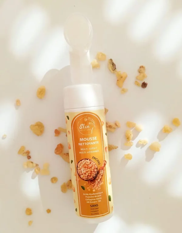 Mousse nettoyante encens